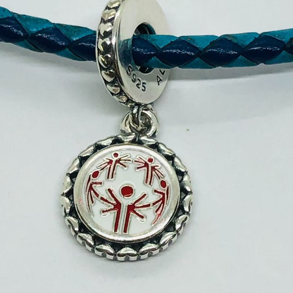 Pandora Double-Sided Button Charm - image 1